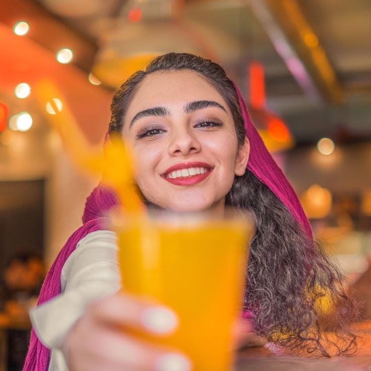 Portrait of Luca, group coordinator and fusion cooking expert